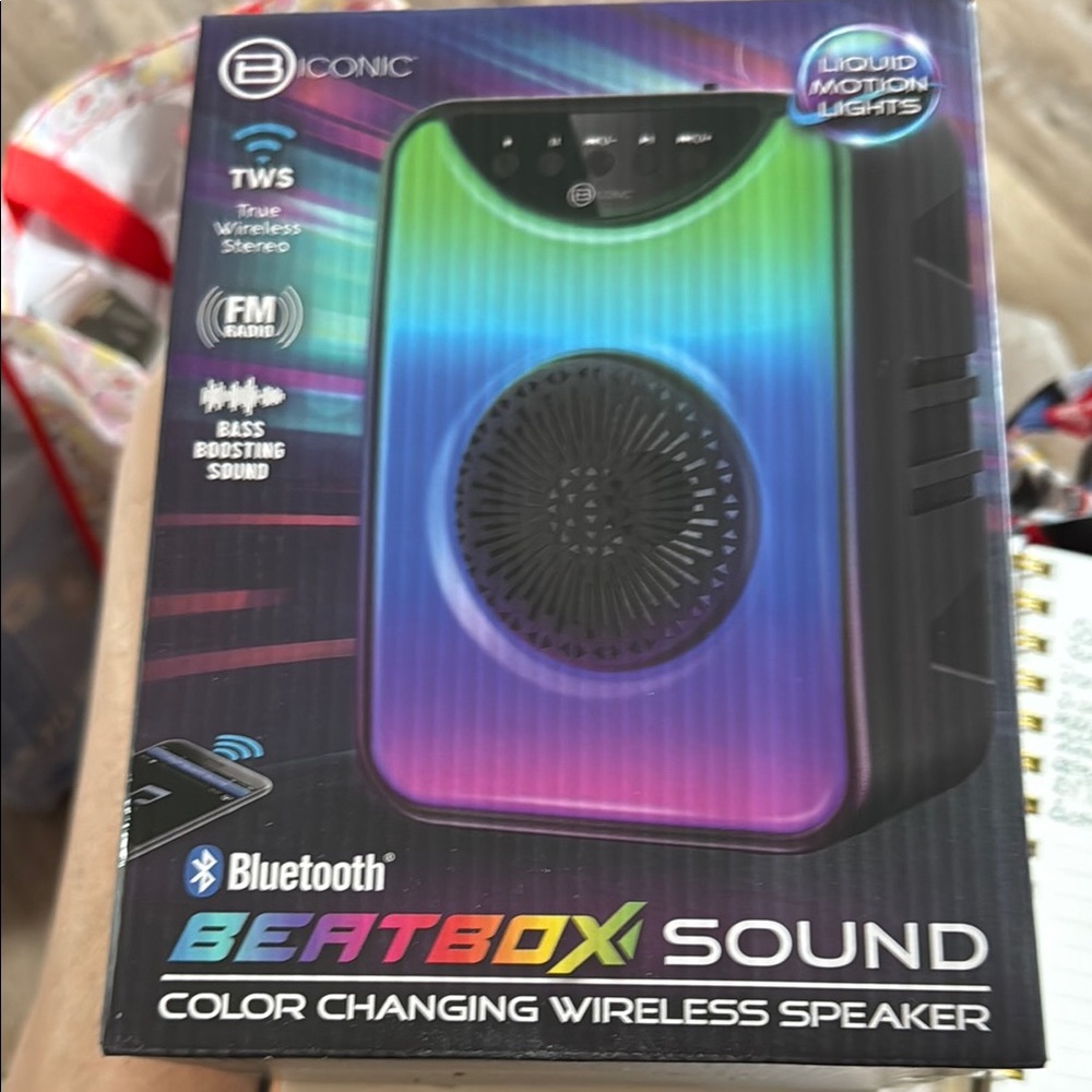 Biconic Color Changing Wireless Speaker